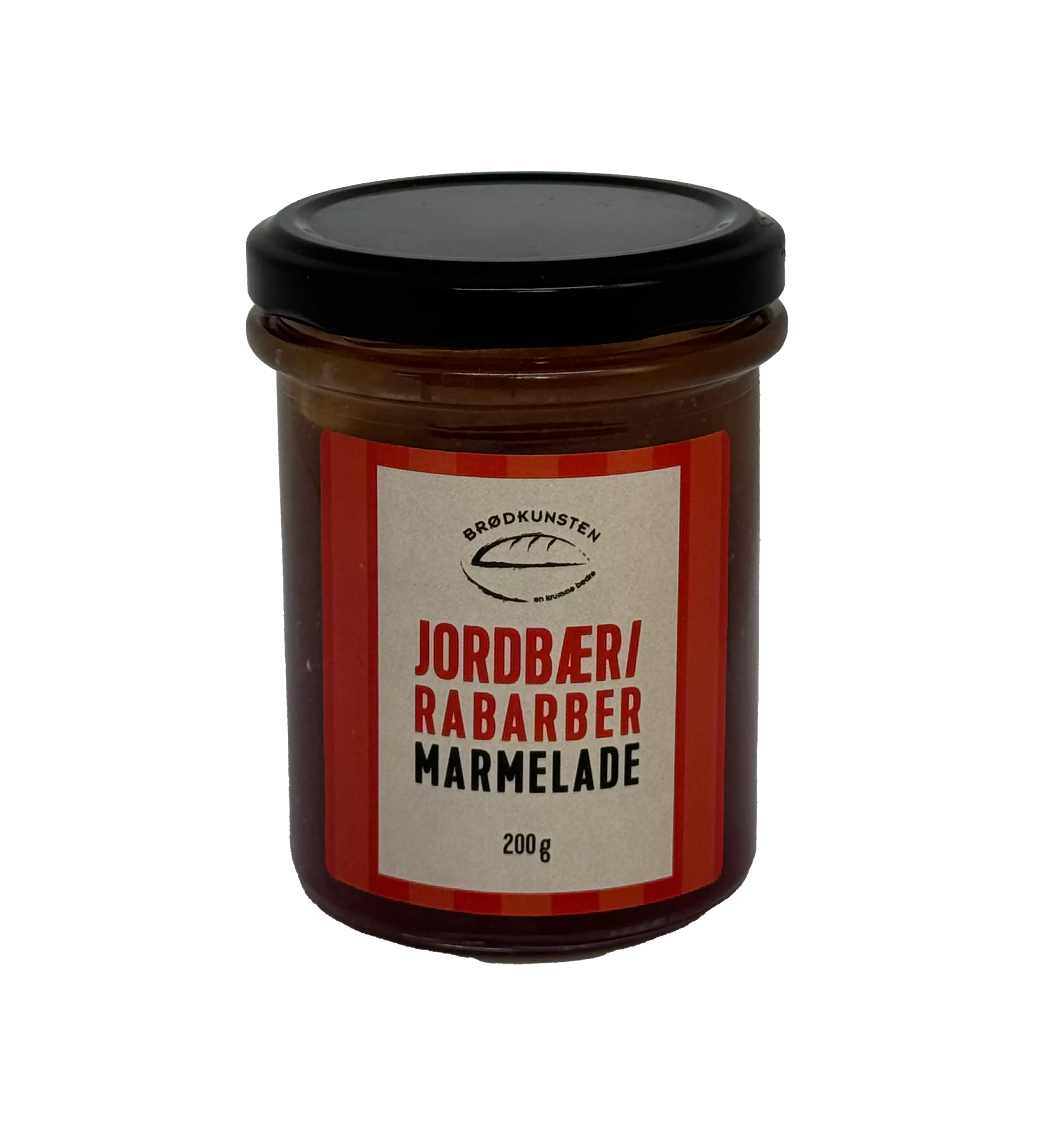 Hjemmelavet Jordbær/Rabarber marmelade
